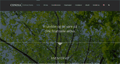 Desktop Screenshot of cenzia.no